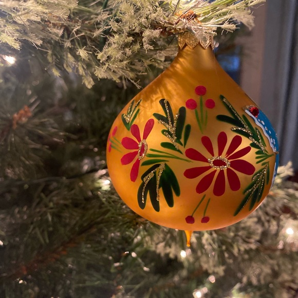 Pier 1 Imports Hand Blown Butterfly Christmas Ornament - Picture 4 of 9